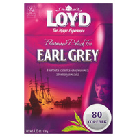 Loyd Earl Grey Herbata czarna aromatyzowana 120 g (80 x 1,5 g)