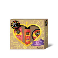 Zestaw Tutti Frutti Brzoskwinia&mango (olejek 425 ml+maslo 200 ml+peeling 100 ml)