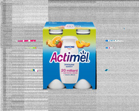 Actimel Mleko fermentowane o smaku wieloowocowym 400 g (4 x 100 g)