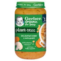 Gerber Organic Plant-tastic Delikatne curry z warzywami 250g