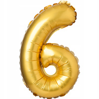 Balon foliowy cyferka XXL - nr 6