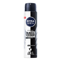 Nivea MEN Black & White Invisible Antyperspirant męski w spray'u 250ml