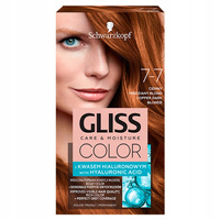 Schwarzkopfgliss Color Farba do włosów ciemny miedziany blond 7-7