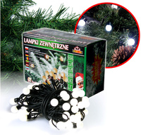 Diody zewnętrzne perłowe kulki 50 punktów świetlnych