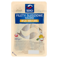 Seko Filety śledziowe solone a'la Matjas 250 g