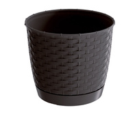 Doniczka Prosperplast Ratolla śr 19 cm umbra