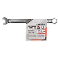 YATO Klucz płasko-oczkowy z polerowaną główką 8 mm