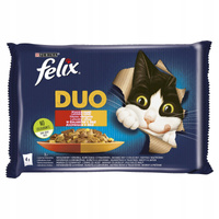Felix Duo Karma dla kotów wiejskie smaki w galaretce 340 g (4 x 85 g)
