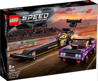 Klocki LEGO peed Champions Mopar Dodge//SRT Top Fuel Dragster i 1970 Dodge Challenger T/A (76904)