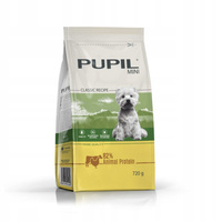 PUPIL Prime Quality karma sucha dla psów MINI, bogata w kurczaka z wołowiną 720g