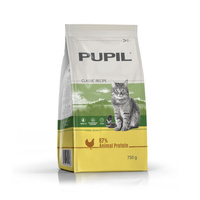 PUPIL Prime Quality karma sucha dla kotów, bogata w kurczaka z wątróbką i warzywami 750g