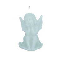 Świeca bożonarodzeniowa aniołek biały