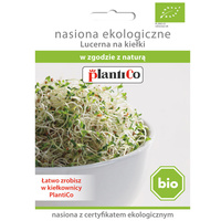 Nasiona ekologiczne na kiełki BIO - Lucerna PlantiCo