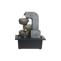 EM&EM Fontanna ogrodowa z LED 21x17x26cm