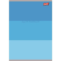 Unipap zeszyt okładka laminowana A5, 60 kartek, krata, niemiecki ze ściągą COLOR STRIPES