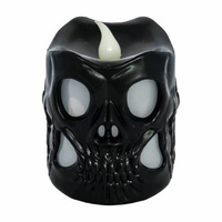 Świeczka LED w kształcie czaszki. Mix