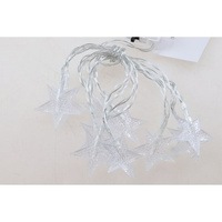 EM&EM Girlanda świetlna gwiazdki 10 LED multikolor 1,2m