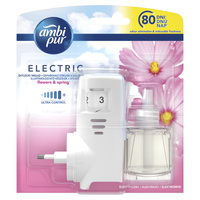 Ambi Pur z zestawem startowym do elektrycznego odświeżacza powietrza Ambi Pur Flowers & Spring, 20ml