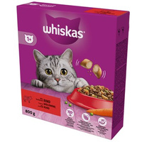 WHISKAS WOŁOWINA 800G