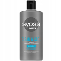 Syoss Men Clean & Cool Szampon do włosów normalnych i przetłuszczających się 440 ml