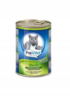 Prevital pełnoporcjowa karma dla sterylizowanych kotów z kurczakiem w sosie 415g