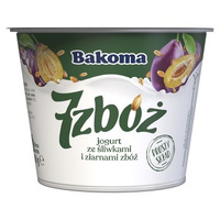 BAK.JOGURT 7 ZBÓŻ ŚLIWKA  300G