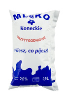 Mleko trzytygodniowe koneckie 2%tł. 0,9l