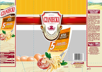 Czaniecki Makaron 5 jajeczny nitka walcowana 500 g