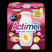Actimel Mleko fermentowane o smaku jagoda-granat 400 g (4 x 100 g)