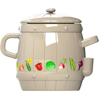 GARNEK CERAM.5L Z/SZCZYP.ECRU