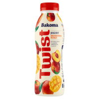 Bakoma Twist Jogurt brzoskwinia mango 380 g