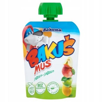 Bakoma Bakuś Mus jabłko-jabłko 90 g