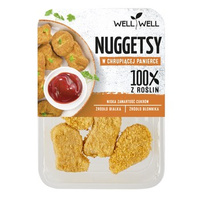 Nuggetsy roślinne w chrupiącej panierce 200 g Well Well