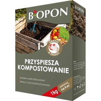 BOPON - preparat przyspieszający kompostowanie 1kg + rękawiczki gratis